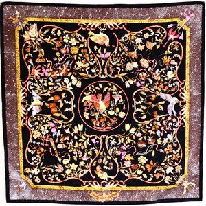 Hermes Pierres d’Orient et d’Occident Vintage Silk Carre Scarf, 36”/90 cm In Box